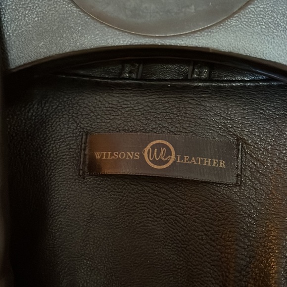 Wilson’s leather trench style jacket - Picture 2 of 5